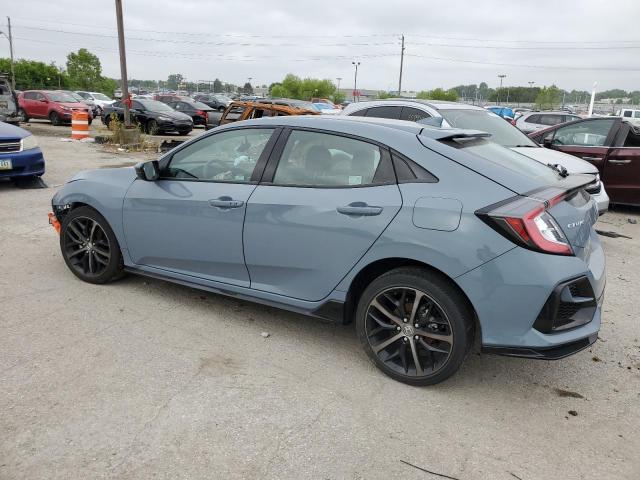 SHHFK7H42MU416934 - 2021 HONDA CIVIC SPORT 蓝色 照片 2