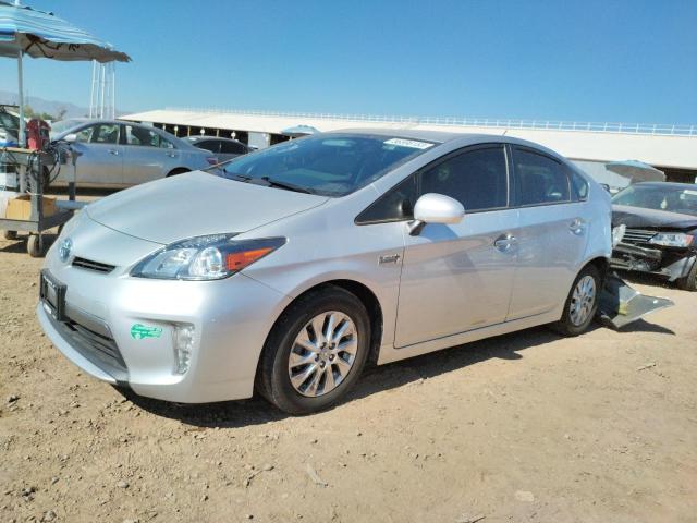 JTDKN3DP3F3071400 - 2015 TOYOTA PRIUS PLUG SILVER photo 1