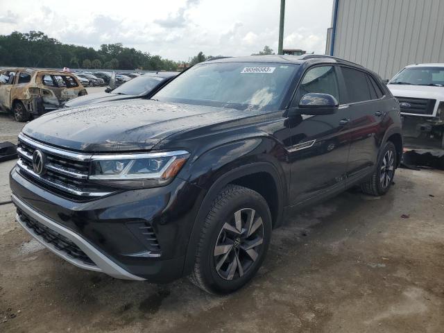 1V23C2CA5LC213029 - 2020 VOLKSWAGEN ATLAS CROS SE Черный фото 1