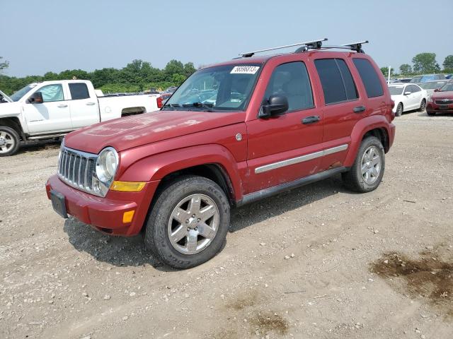 1J4GL58K76W251347 - 2006 JEEP LIBERTY LIMITED RED photo 1