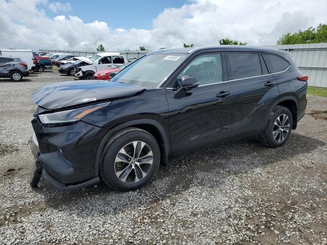 5TDHZRBH6MS541086 - 2021 TOYOTA HIGHLANDER XLE BLACK photo 1