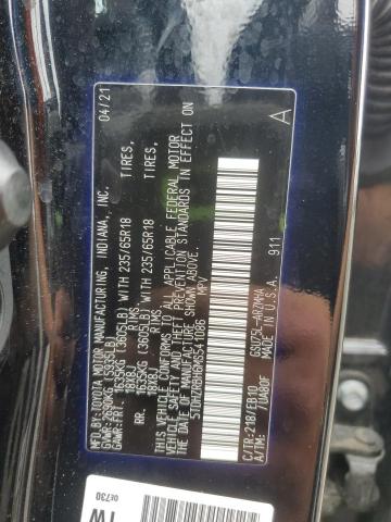 5TDHZRBH6MS541086 - 2021 TOYOTA HIGHLANDER XLE BLACK photo 13