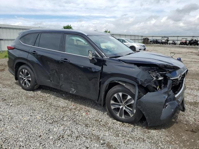 5TDHZRBH6MS541086 - 2021 TOYOTA HIGHLANDER XLE BLACK photo 4