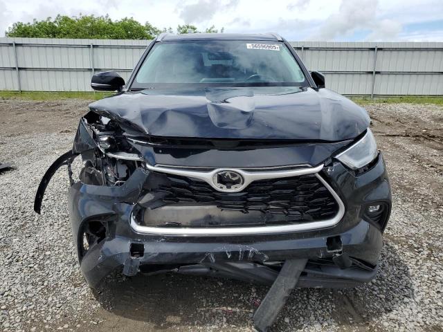 5TDHZRBH6MS541086 - 2021 TOYOTA HIGHLANDER XLE BLACK photo 5