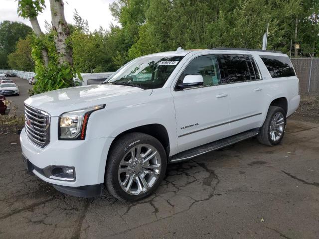 1GKS2GKC2JR391155 - 2018 GMC YUKON XL K1500 SLT WHITE photo 1