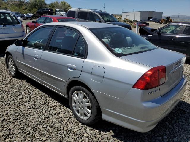 2HGES16565H536240 - 2005 HONDA CIVIC LX SILVER photo 2