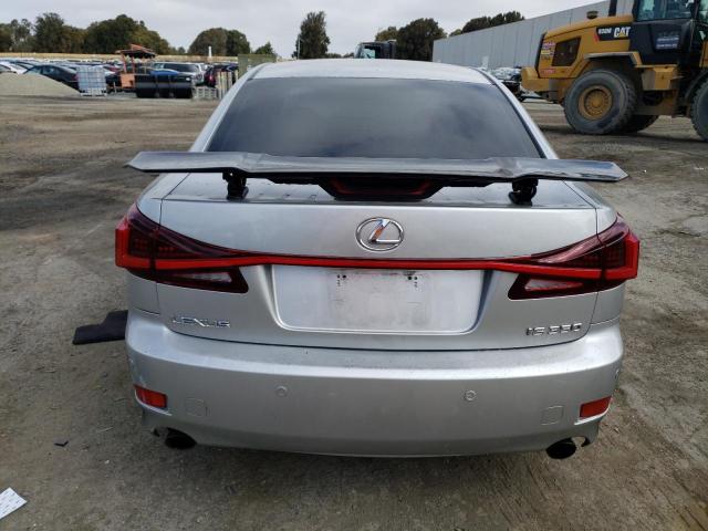 JTHBE262965000829 - 2006 LEXUS IS 350 SILVER photo 6