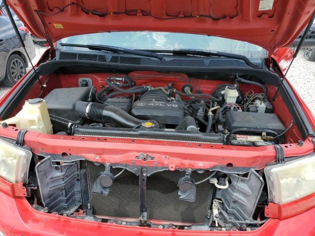 5TFRT54158X026417 - 2008 TOYOTA TUNDRA DOUBLE CAB RED photo 11