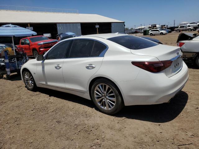 JN1EV7AP7KM516236 - 2019 INFINITI Q50 LUXE WHITE photo 2