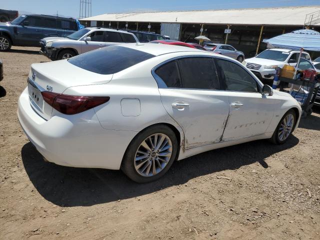 JN1EV7AP7KM516236 - 2019 INFINITI Q50 LUXE WHITE photo 3