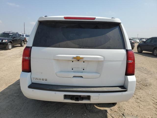 1GNSKBKC1FR637657 - 2015 CHEVROLET TAHOE K1500 LT WHITE photo 6