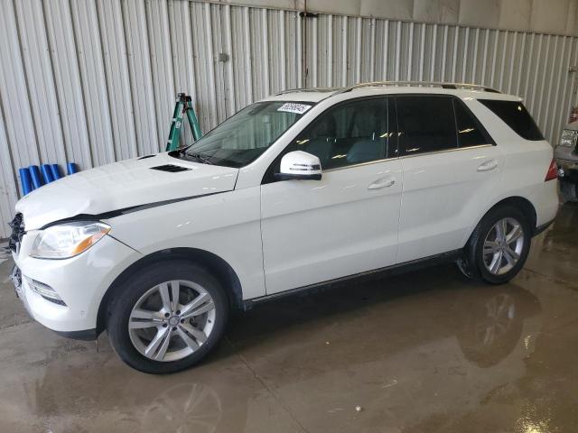 4JGDA5HB7DA157330 - 2013 MERCEDES-BENZ ML 350 4MATIC WHITE photo 1