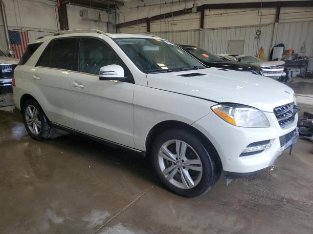 4JGDA5HB7DA157330 - 2013 MERCEDES-BENZ ML 350 4MATIC WHITE photo 4