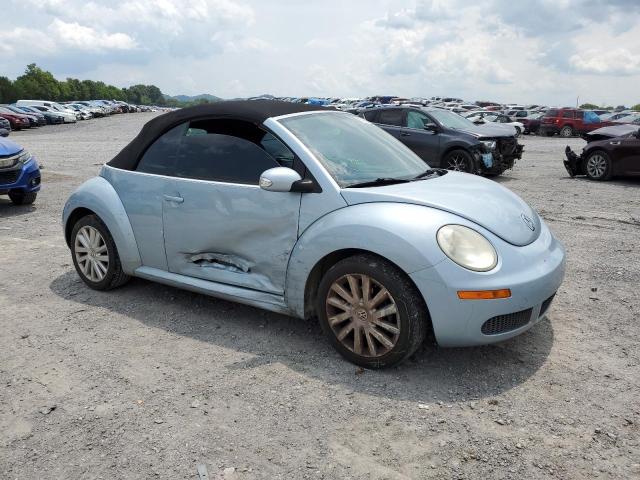 3VWRF31Y69M406173 - 2009 VOLKSWAGEN NEW BEETLE S BLUE photo 4