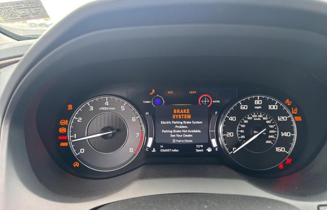 5J8TC2H78ML032167 - 2021 ACURA RDX ADVANCE BLACK photo 8