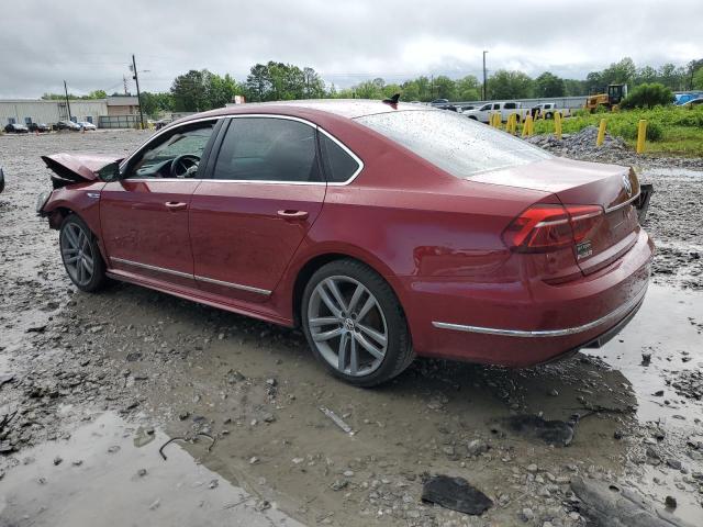 1VWDT7A39HC060859 - 2017 VOLKSWAGEN PASSAT R-LINE წითელი ფოტო 2