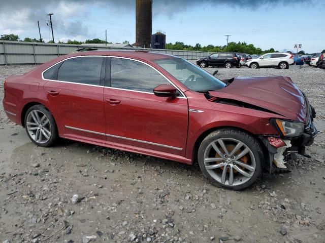 1VWDT7A39HC060859 - 2017 VOLKSWAGEN PASSAT R-LINE წითელი ფოტო 4