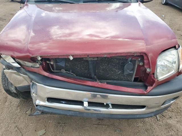 5TBBN44162S311543 - 2002 TOYOTA TUNDRA ACCESS CAB SR5 RED photo 11