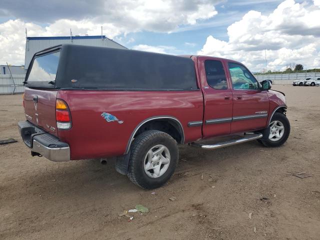 5TBBN44162S311543 - 2002 TOYOTA TUNDRA ACCESS CAB SR5 RED photo 3
