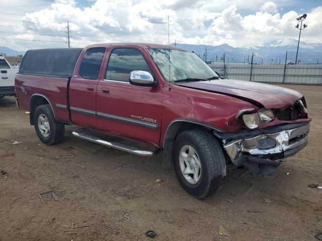 5TBBN44162S311543 - 2002 TOYOTA TUNDRA ACCESS CAB SR5 RED photo 4