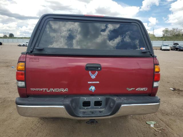 5TBBN44162S311543 - 2002 TOYOTA TUNDRA ACCESS CAB SR5 RED photo 6
