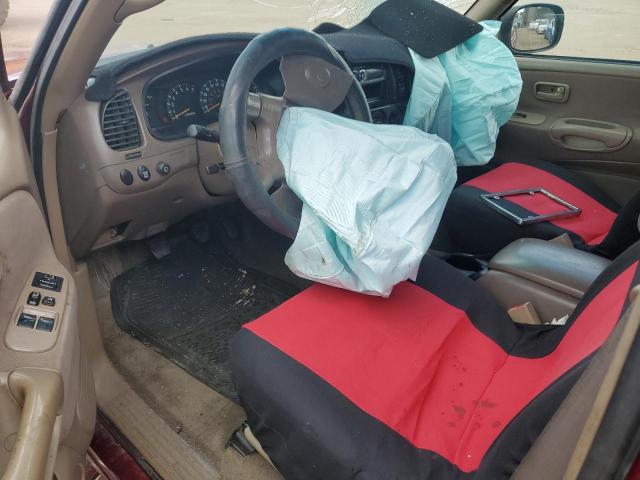 5TBBN44162S311543 - 2002 TOYOTA TUNDRA ACCESS CAB SR5 RED photo 8