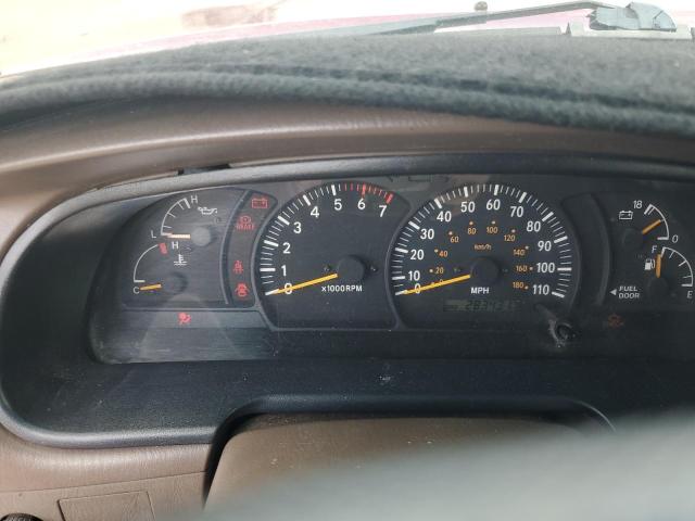 5TBBN44162S311543 - 2002 TOYOTA TUNDRA ACCESS CAB SR5 RED photo 9