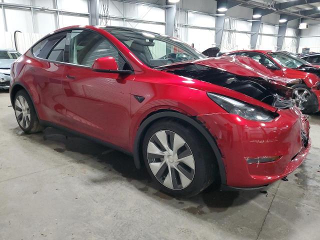 7SAYGDEE2RF025929 - 2024 TESLA MODEL Y RED photo 4