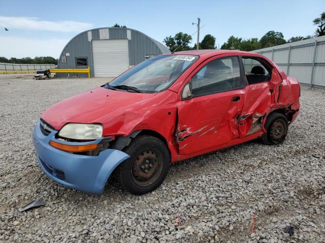 KL1TD52635B359166 - 2005 CHEVROLET AVEO BASE RED photo 1