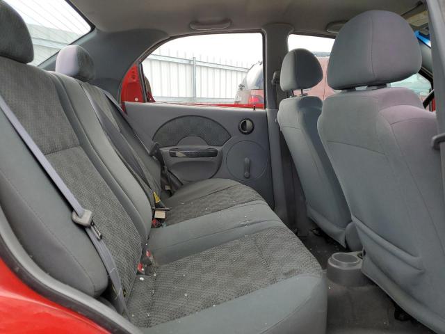 KL1TD52635B359166 - 2005 CHEVROLET AVEO BASE RED photo 10