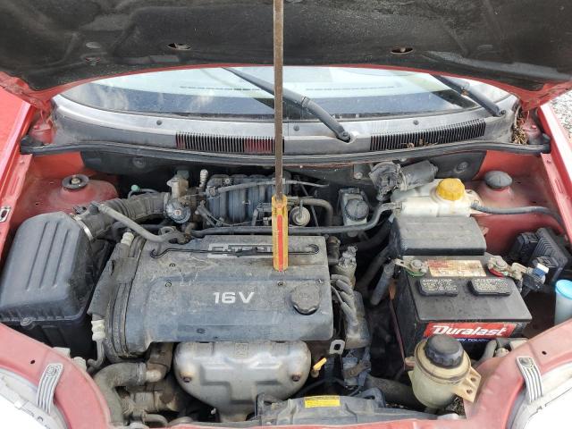 KL1TD52635B359166 - 2005 CHEVROLET AVEO BASE RED photo 11