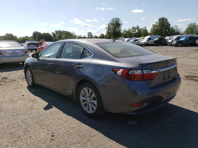 JTHBW1GG9E2051524 - 2014 LEXUS ES 300H GRAY photo 2