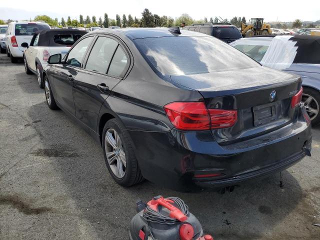 WBA8E9G54GNU30537 - 2016 BMW 328 I SULEV BLACK photo 2