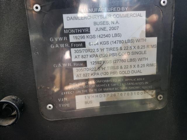 1VHHD3P2676703100 - 2007 ORION BUS ORION VII Երկգույն լուսանկար 13