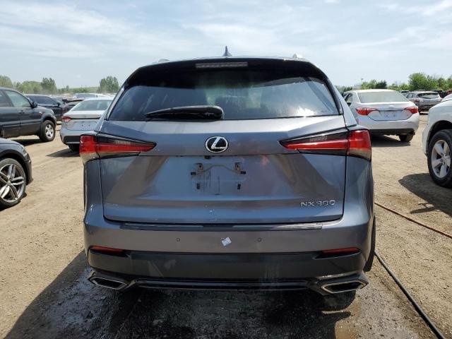 JTJBARBZ7J2167352 - 2018 LEXUS NX 300 BASE ნაცრისფერი ფოტო 6