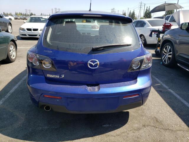 JM1BK343871661238 - 2007 MAZDA 3 HATCHBACK BLUE photo 6