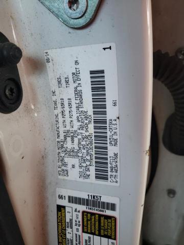 5TFRM5F12EX082451 - 2014 TOYOTA TUNDRA DOUBLE CAB SR/SR5 WHITE photo 12