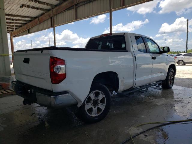 5TFRM5F12EX082451 - 2014 TOYOTA TUNDRA DOUBLE CAB SR/SR5 WHITE photo 3