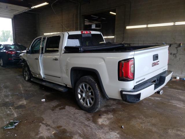 3GTU2PEC9JG595306 - 2018 GMC SIERRA K1500 DENALI WHITE photo 2