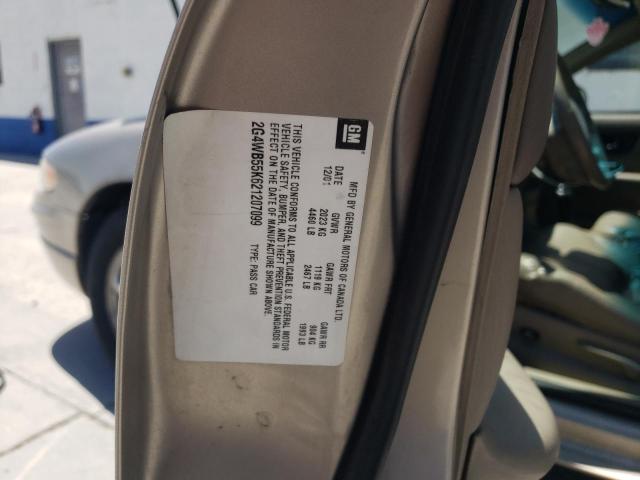 2G4WB55K621207099 - 2002 BUICK REGAL LS 金色 照片 12