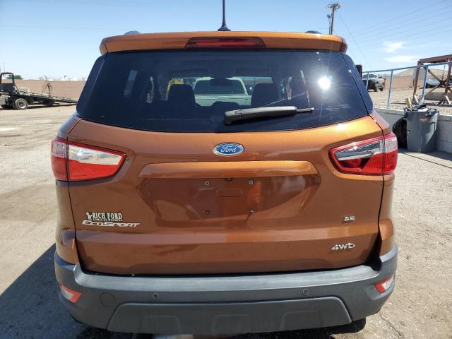 MAJ6P1UL5JC197091 - 2018 FORD ECOSPORT SE ნარინჯისფერი ფოტო 6