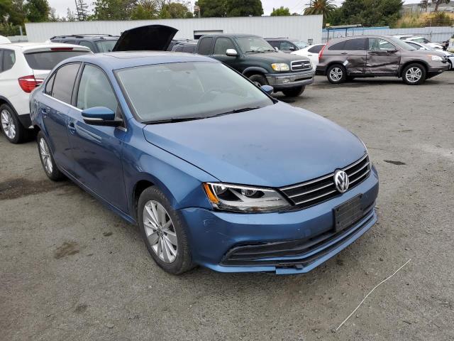 3VWLA7AJ4FM294063 - 2015 VOLKSWAGEN JETTA TDI BLUE photo 4