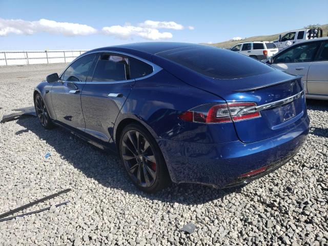 5YJSA1E44MF426532 - 2021 TESLA MODEL S 蓝色 照片 2