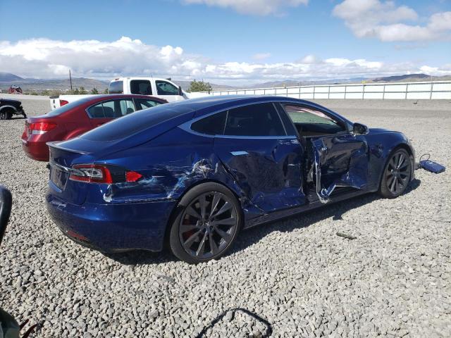 5YJSA1E44MF426532 - 2021 TESLA MODEL S 蓝色 照片 3