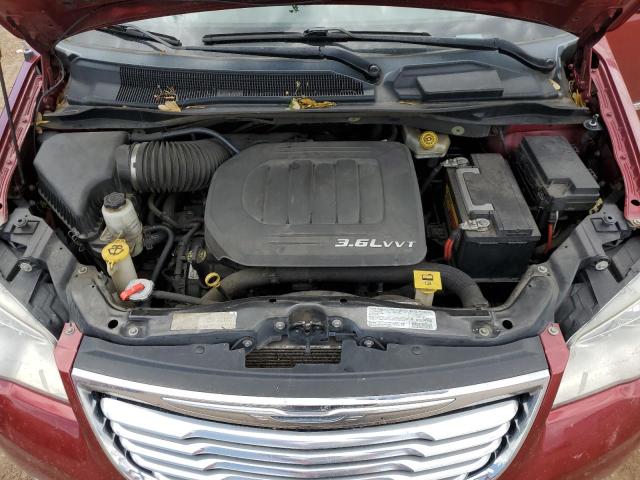 2C4RC1CG5DR659829 - 2013 CHRYSLER TOWN & COU TOURING L RED photo 12