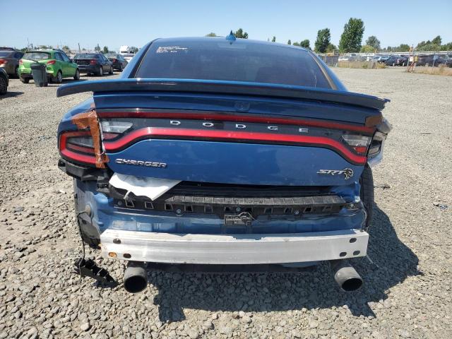 2C3CDXL99LH213473 - 2020 DODGE CHARGER SRT HELLCAT BLUE photo 6