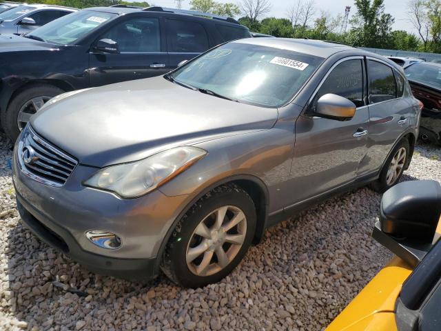 JN1AJ0HR0AM752072 - 2010 INFINITI EX35 BASE Մոխրագույն լուսանկար 1