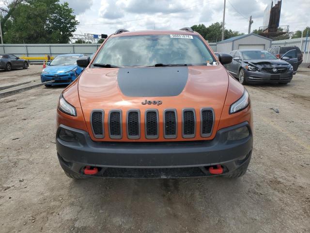 1C4PJMBSXGW278204 - 2016 JEEP CHEROKEE TRAILHAWK ORANGE photo 5