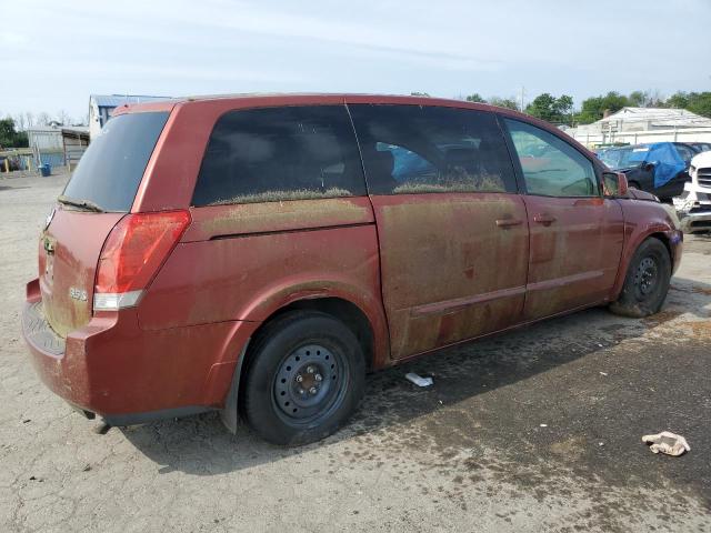 5N1BV28U14N332742 - 2004 NISSAN QUEST S BURGUNDY photo 3