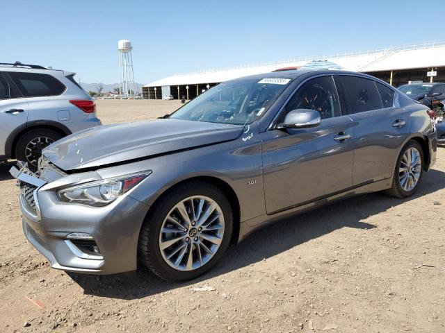 JN1EV7AP6KM542925 - 2019 INFINITI Q50 LUXE GRAY photo 1